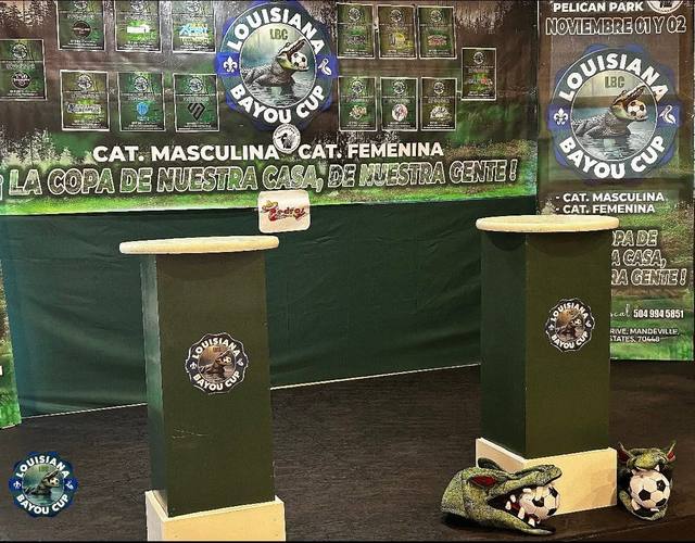 Set del show de TV en la Louisiana Bayou Cup