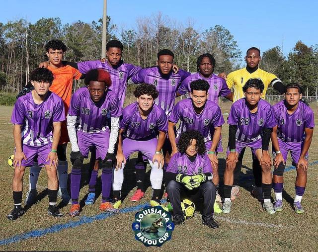 Equipo varonil en la Louisiana Bayou Cup
