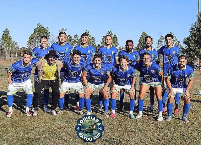 Equipo varonil en la Louisiana Bayou Cup